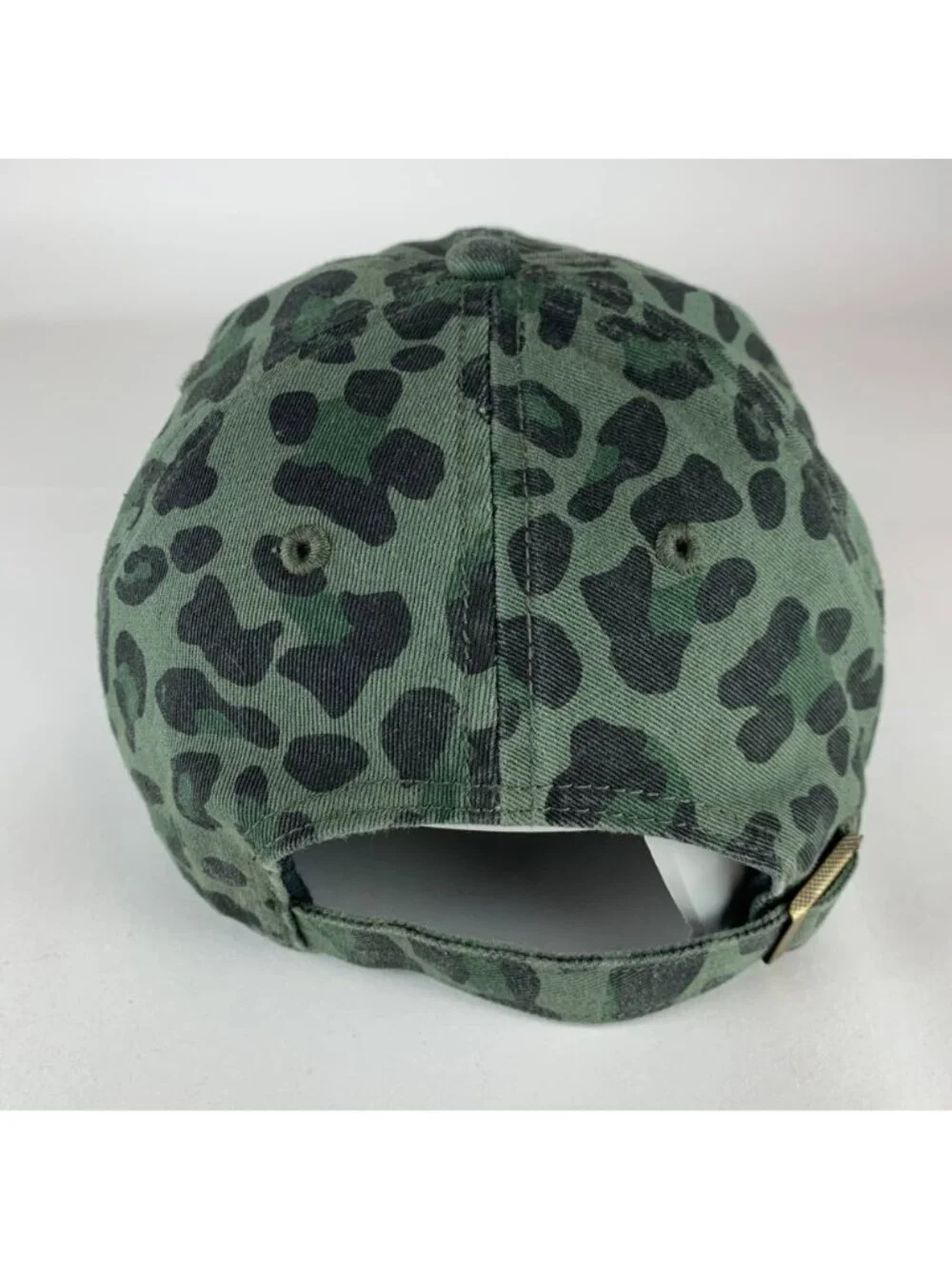 Arizona State Sun Devils NCAA Womens Green Leopard Print 47 Brand Clean Up Hat